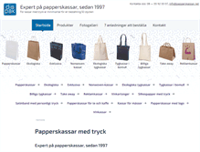 Tablet Screenshot of papperskassar.net